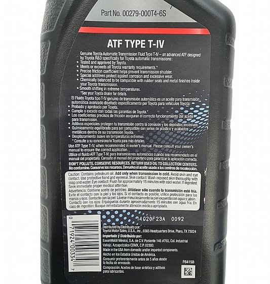 ��� ��� ������� ����� ������ Toyota ATF Type T-IV ���� 1