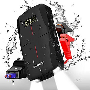 בוסטר התנעה לרכב SPIKE mAh7200 - צג דיגיטלי בוסטר התנעה לרכב SPIKE mAh7200 - צג דיגיטלי