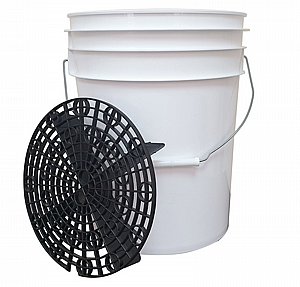 דלי מקצועי לשטיפת הרכב 20L + רשת סינון דלי מקצועי לשטיפת הרכב 20L + רשת סינון