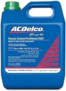 נוזל קירור ירוק 4 ליטר AC DELCO נוזל קירור ירוק 4 ליטר AC DELCO