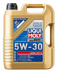 שמן מנוע 5 ליטר 5W-30 Liqui Moly Longlife III