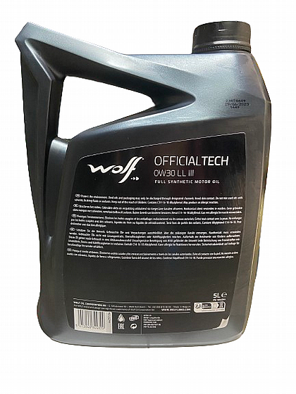 ��� ���� WOLF 0W-30 LL 