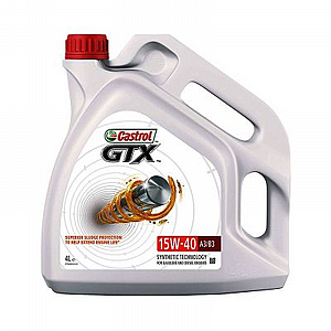 שמן מנוע 15-40 4L GTX CASTROL שמן מנוע 15-40 4L GTX CASTROL