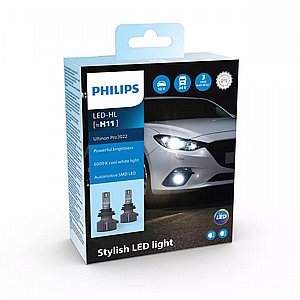 ��� ����� ����� �� Philips 6000K ���� H11 ���� ����