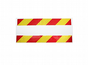 סט מחזירי אור תקניים אדום צהוב - הדבקה סט מחזירי אור תקניים אדום צהוב - הדבקה