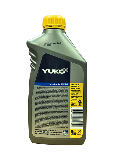 ��� ���� YUKO 1L  A3/B4 5W-30 