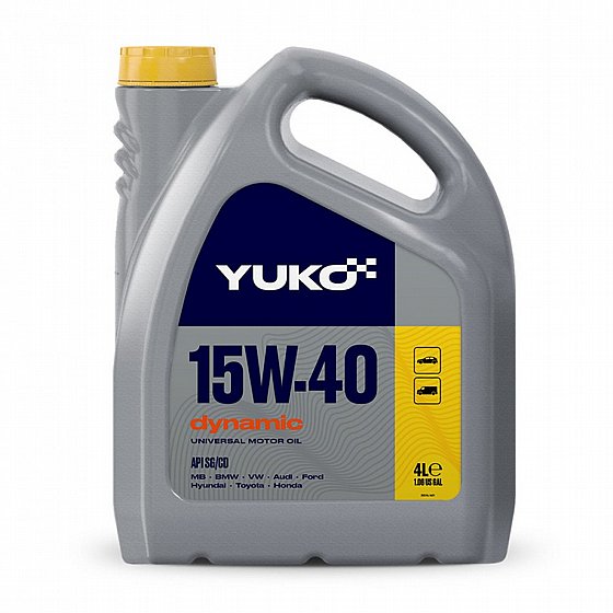 ��� ����  YUKO 4L 15W-40 